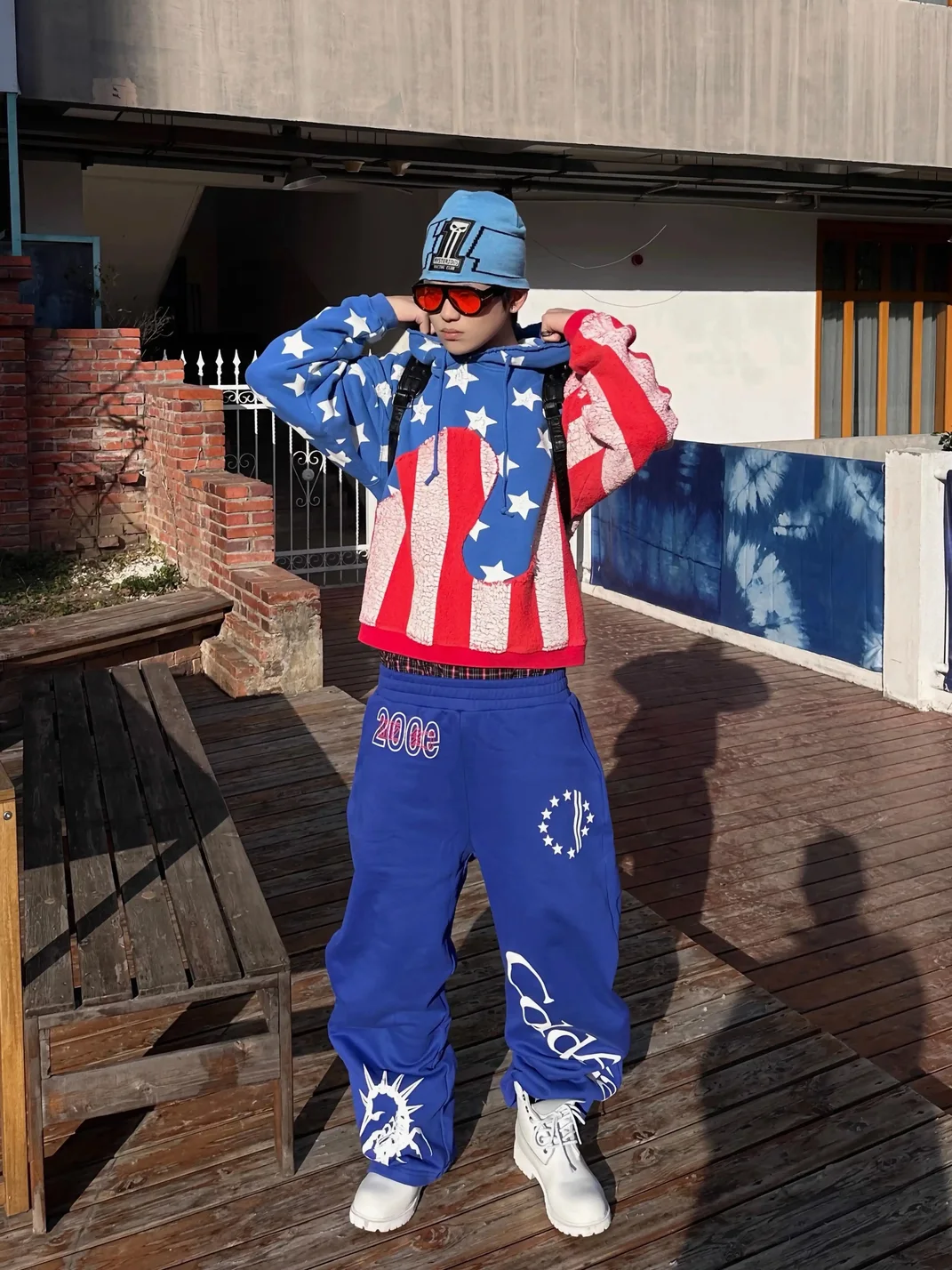ColdAsia | Loose Scorpion Print Sweatpants