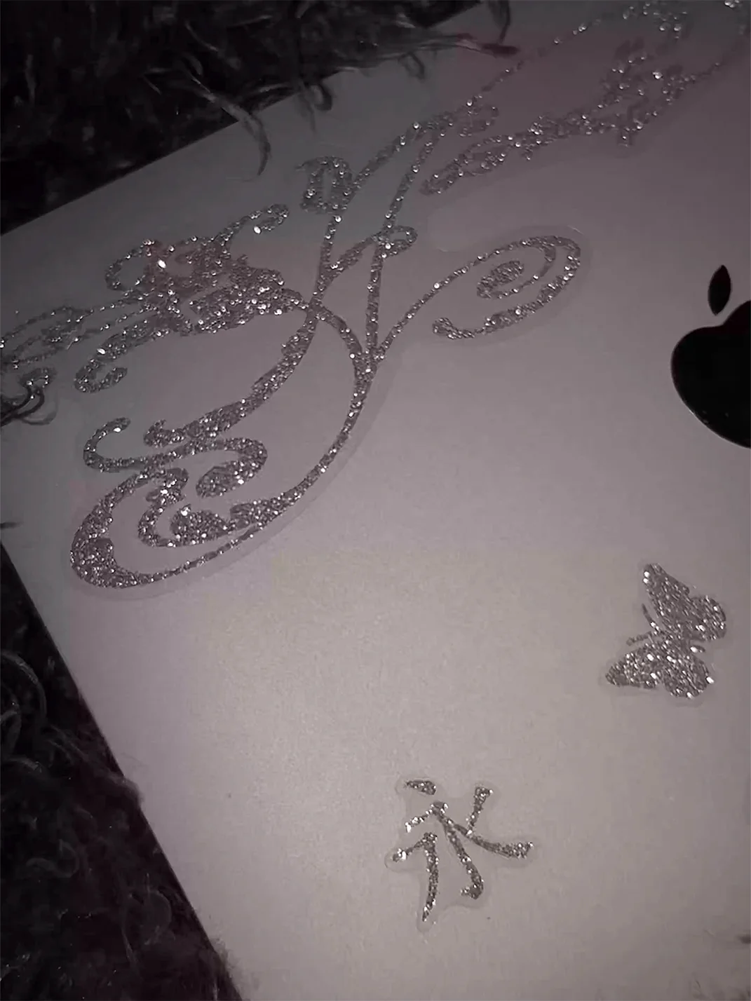 Driftingmoon | Chinese Style Butterfly Glitter Stickers