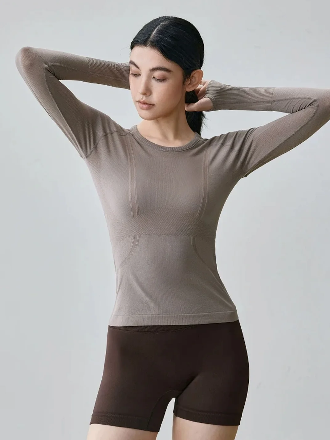 Gigt | Seamless Fitted Long Sleeve Athletic Top