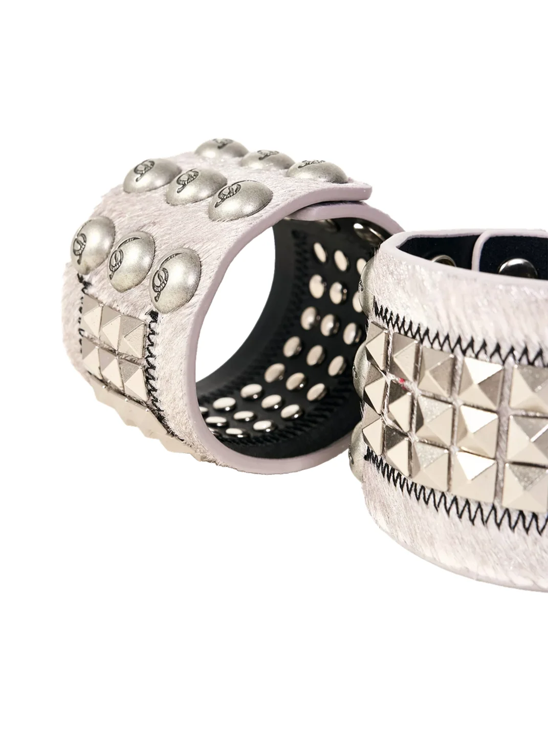 Jewelrybycruzs | Studded Plush Wide Cuff Bracelets
