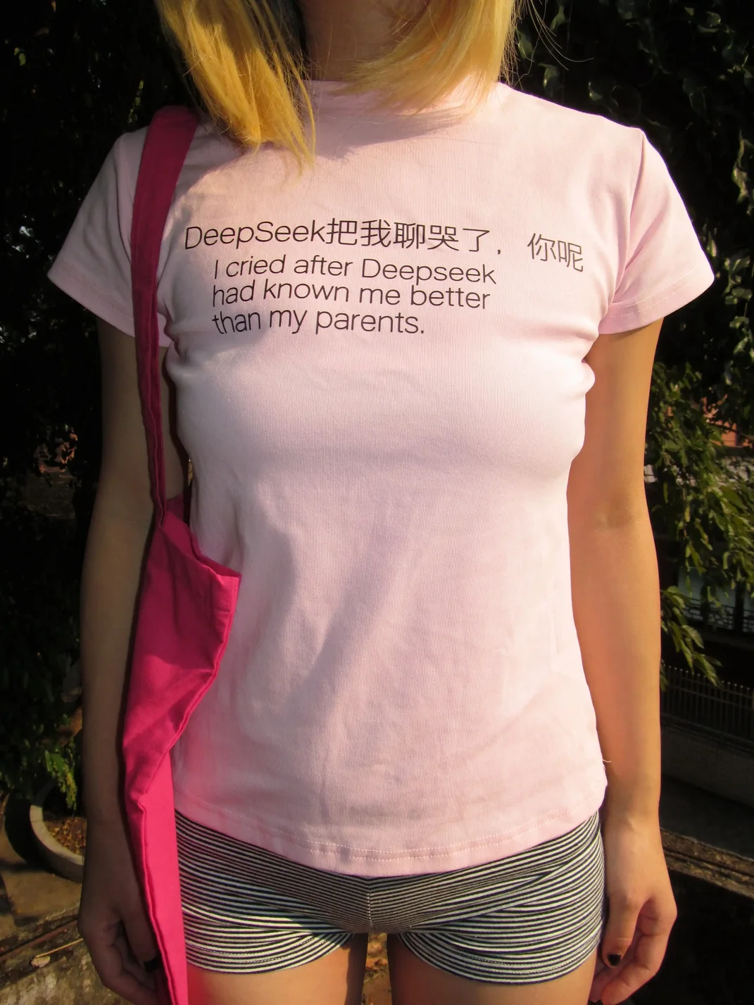 Rebel Angel | AI Slogan Fitted T-Shirt