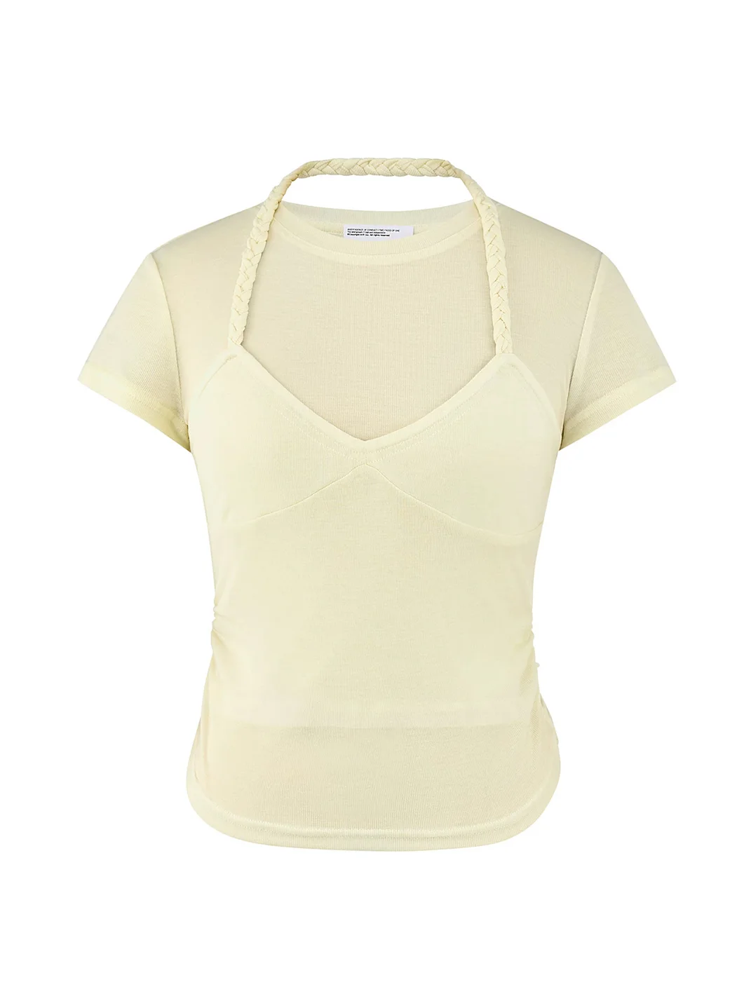 Ayo | Layered Cropped Short-Sleeve T-Shirt