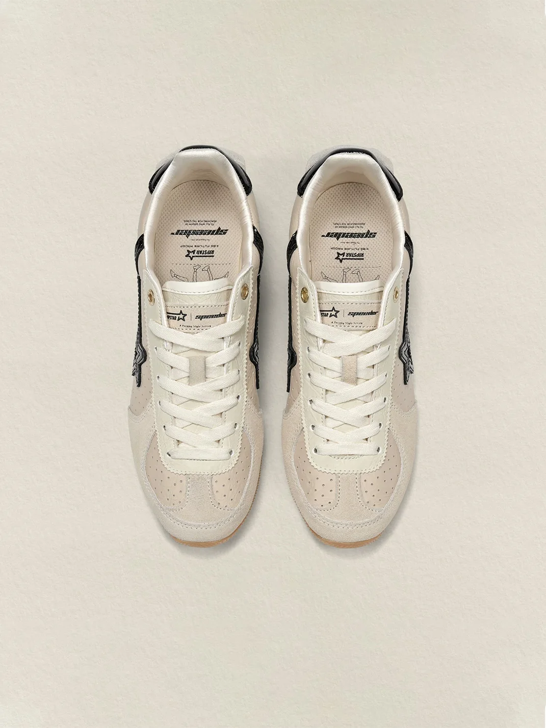 RIPSTAR | Bubble Milk Tea Retro Low-Top Sneakers