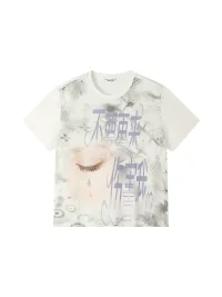 WM | Loose Fit Rhinestone Graphic T-Shirt