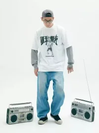 Loopstore | Kendama Punk Vintage Printed T-Shirt