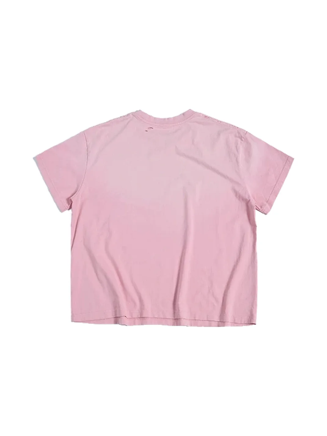 HAS2SONS | Pink Washed Distressed Boxy T-Shirt