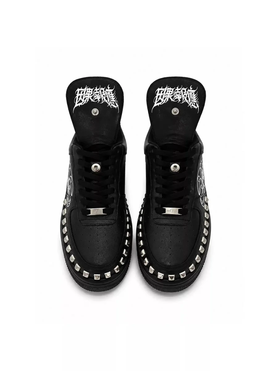 KARMANISTIC | Rivet Thick Sole Low-Top Sneakers - 3