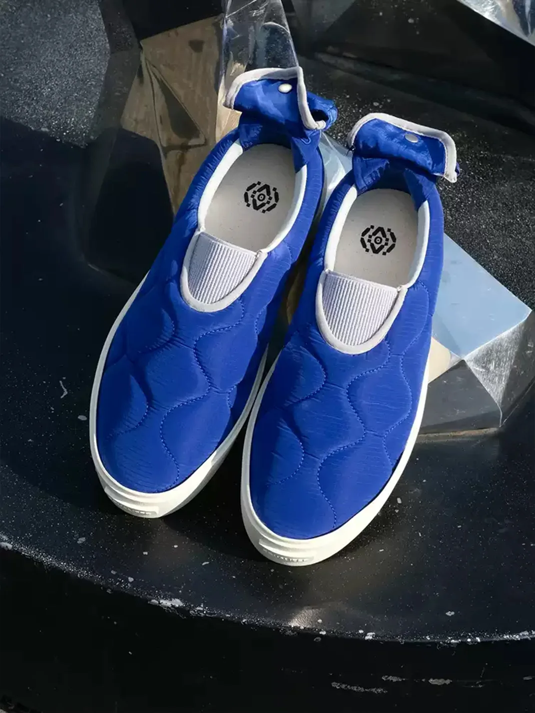EQLZ | Faultless Quilted Slip-On Sneakers