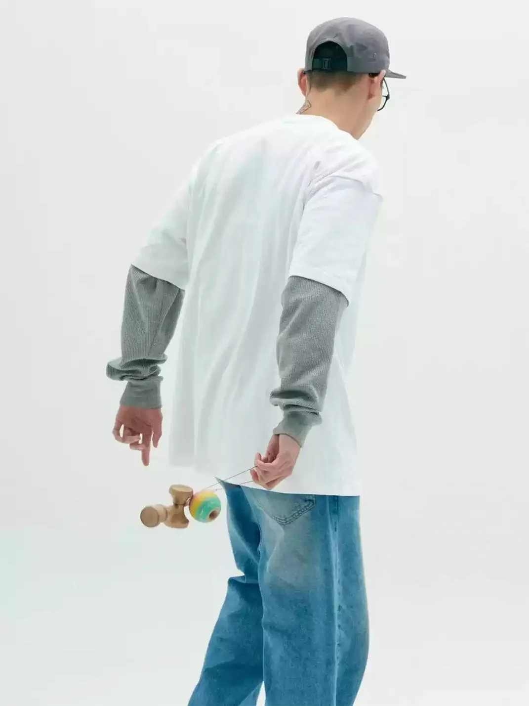 Loopstore | Kendama Punk Vintage Printed T-Shirt