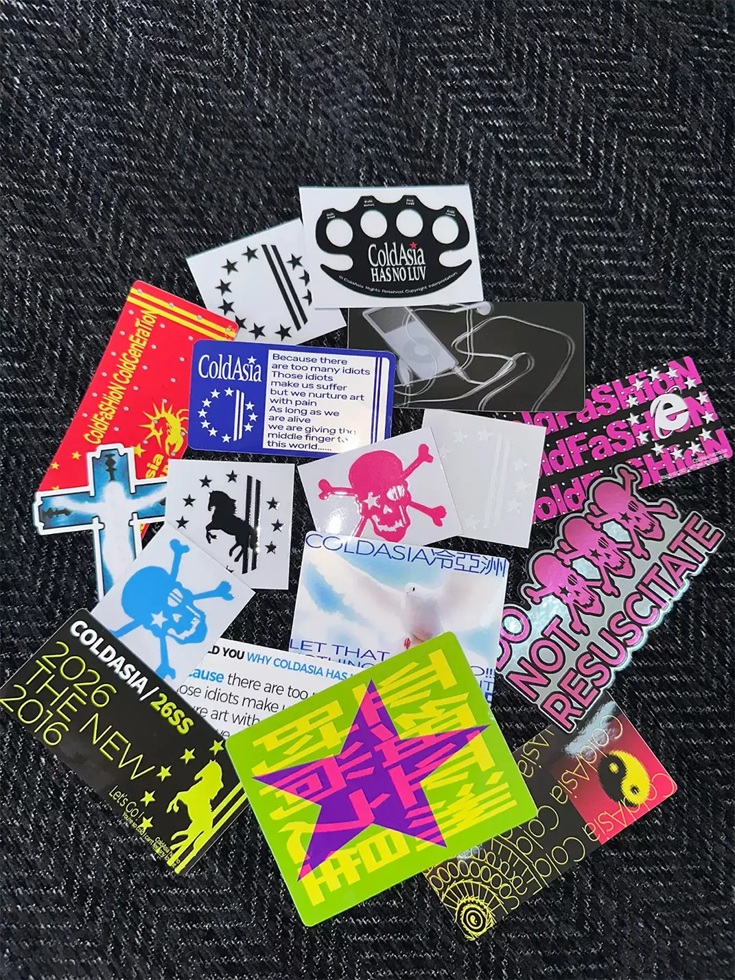 ColdAsia | Graphic Element Sticker Set