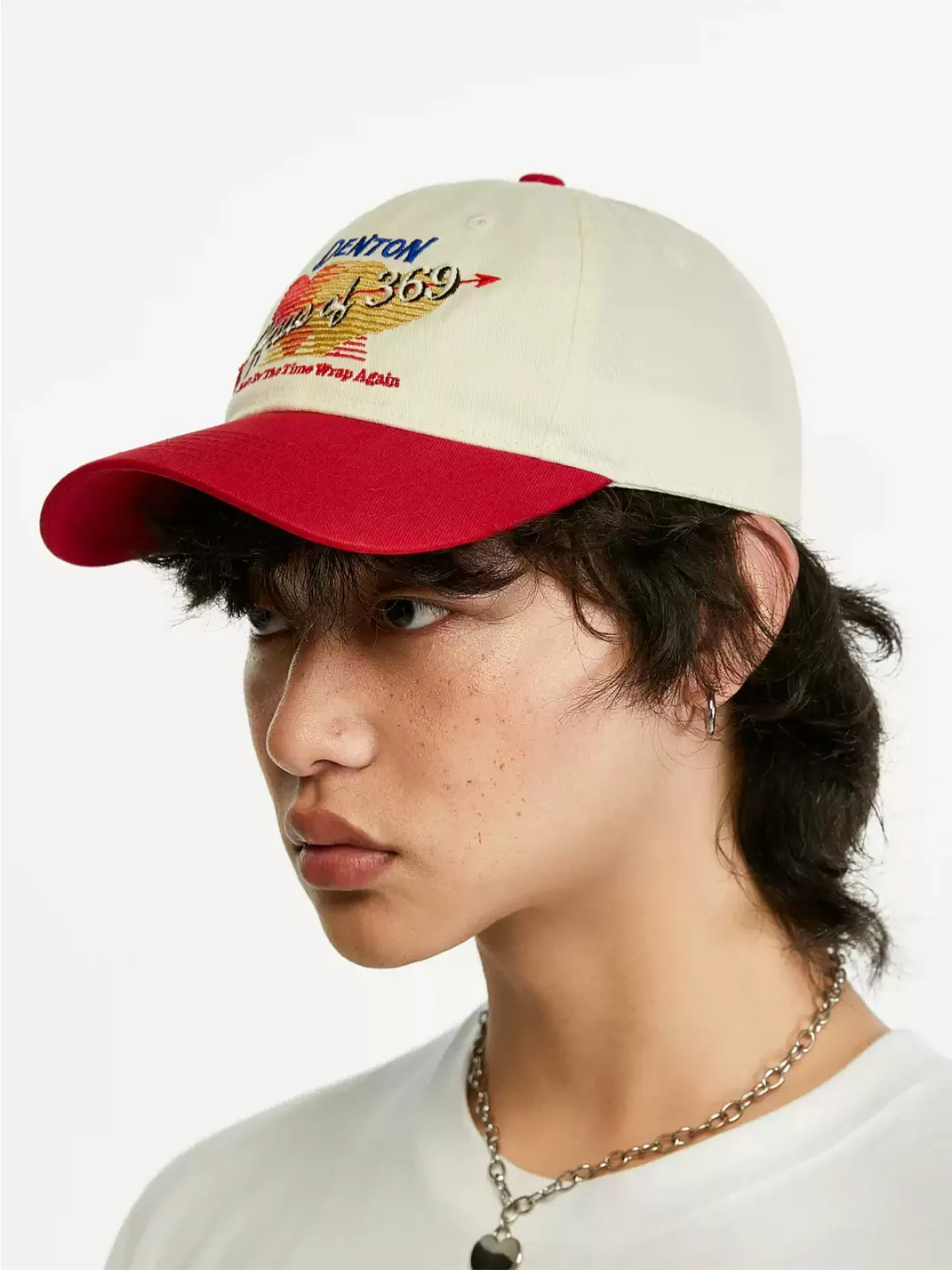 LUCKUP Archive | Vintage Colorblock Embroidered Baseball Cap