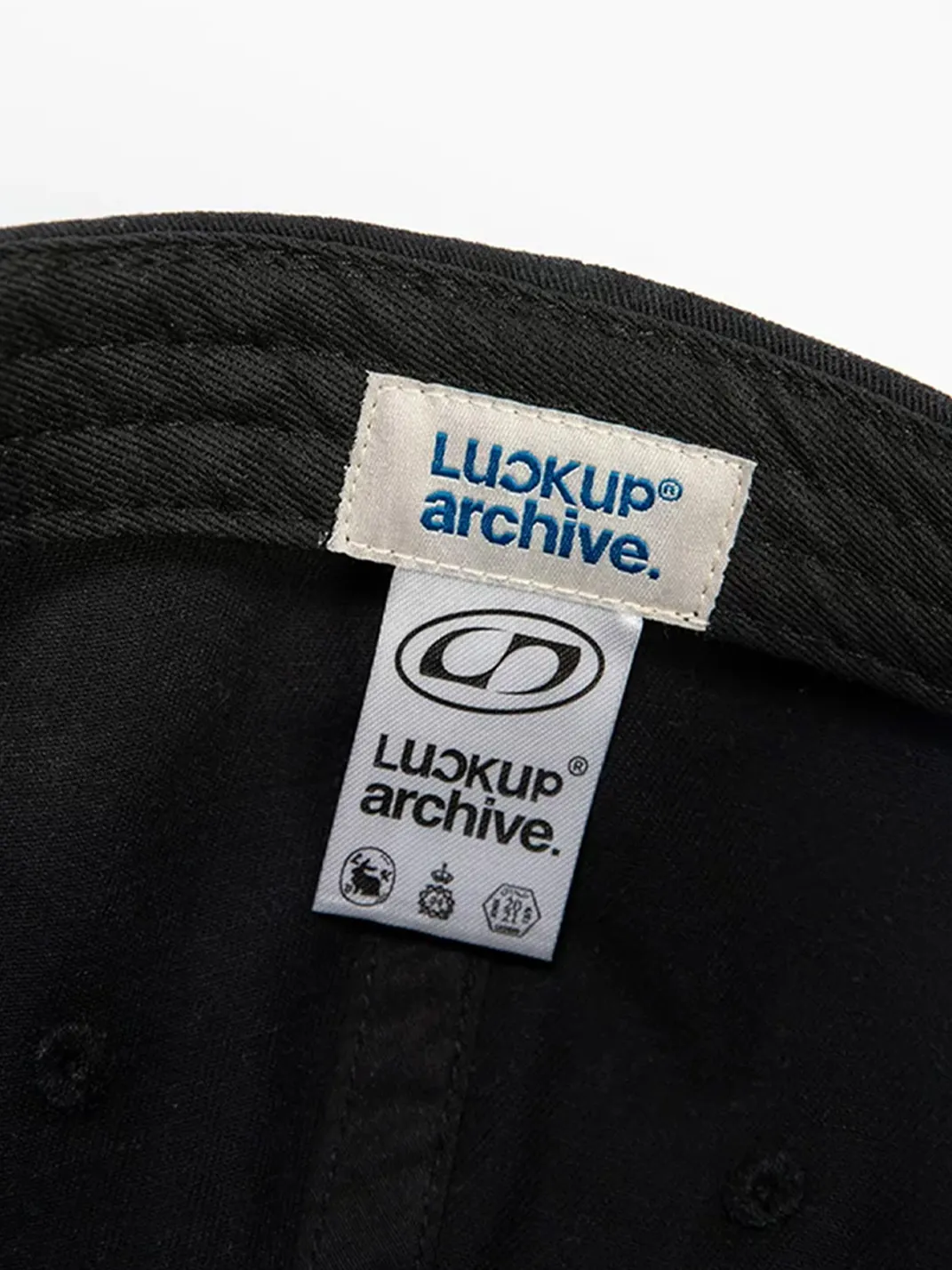 LUCKUP Archive | Embroidered Text Baseball Cap