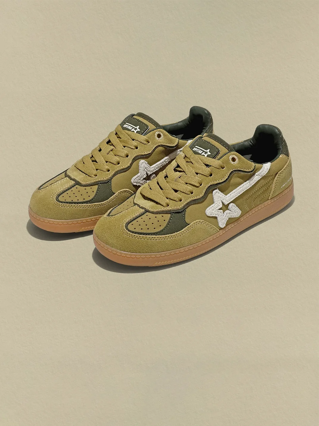 RIPSTAR | Avocado Retro Trainer Sneakers