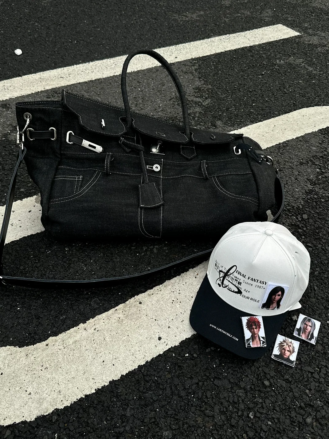 Lost Myself | Distressed Washed Detachable Patch Baseball Cap