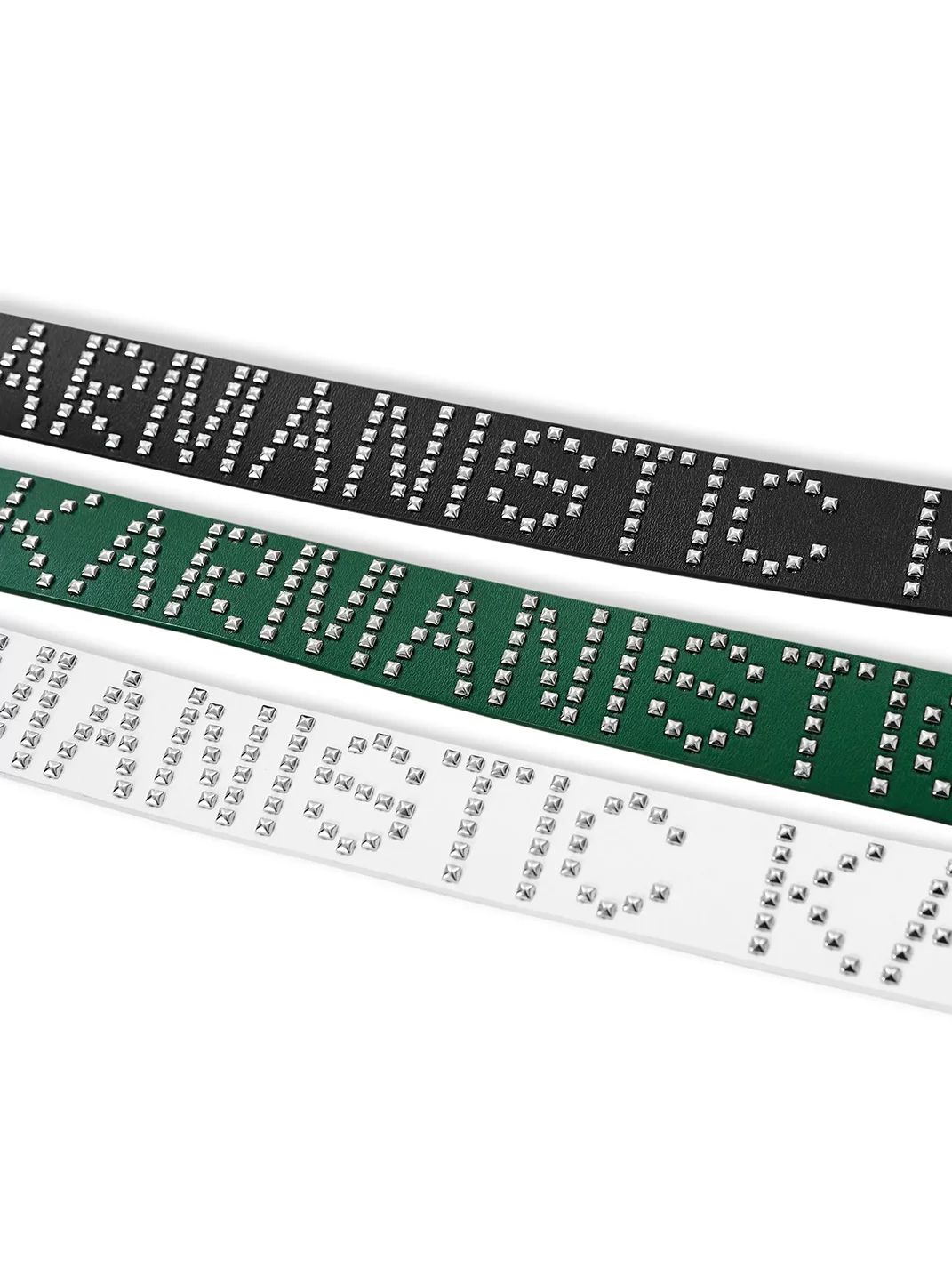 KARMANISTIC | Studded Letter Punk Belt
