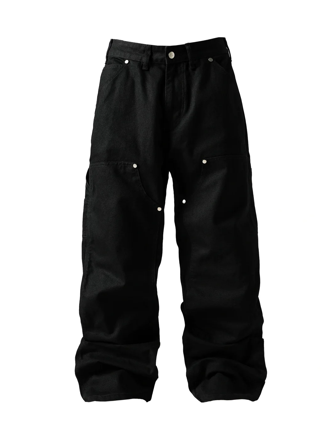 KARMANISTIC | Studded Loose Straight Leg Cargo Jeans
