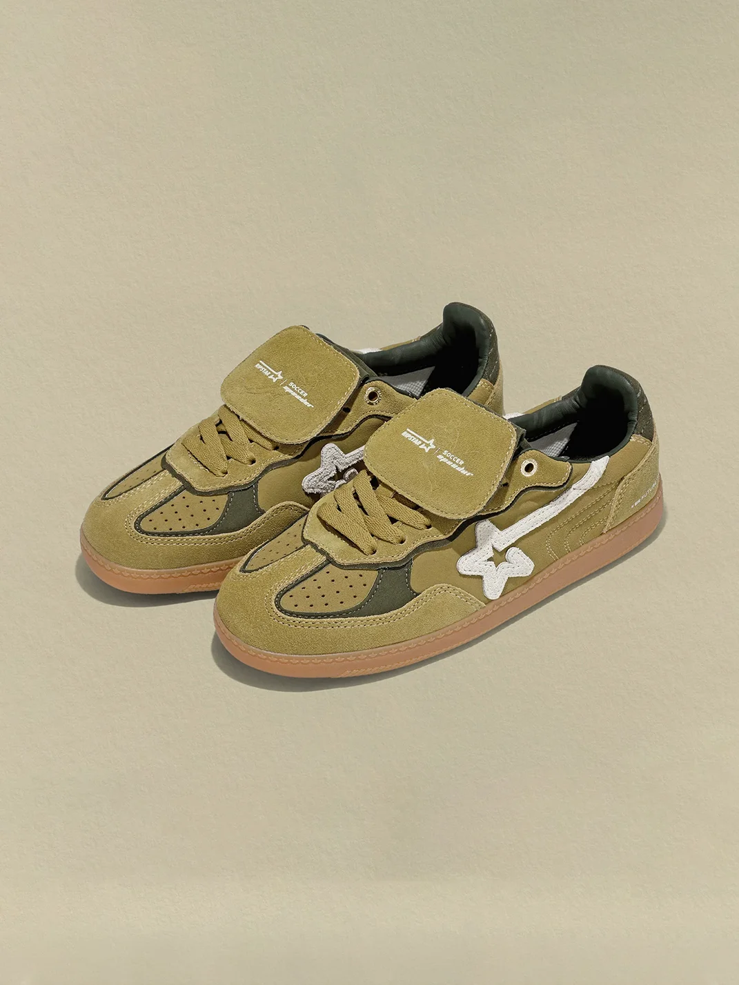 RIPSTAR | Avocado Retro Trainer Sneakers