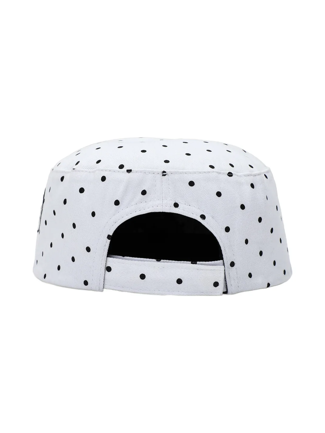 KARMANISTIC | Unisex Polka Dot Embroidered Flat Brim Cap
