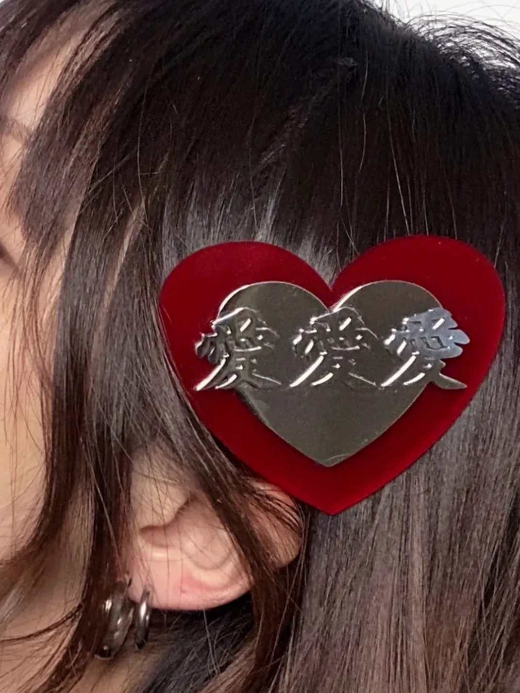 EOHSTUDIO | Y2K Titanium Steel Heart Cross Star Hair Clips