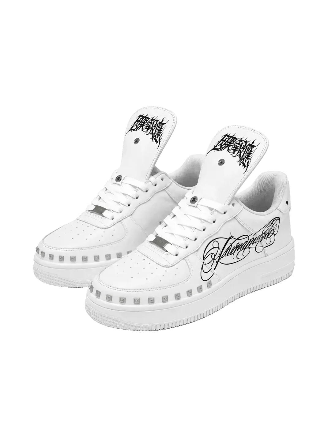 KARMANISTIC | Rivet Thick Sole Low-Top Sneakers