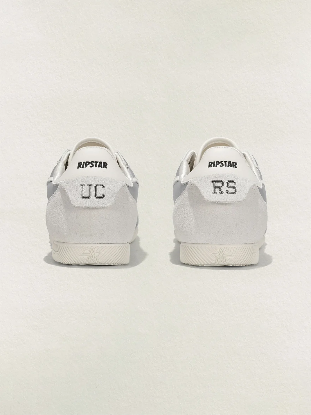 RIPSTAR | Star Antique Silver Low-Profile Retro Trainers