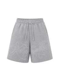 KARMANISTIC | American Vintage Rhinestone Relaxed Drawstring Shorts