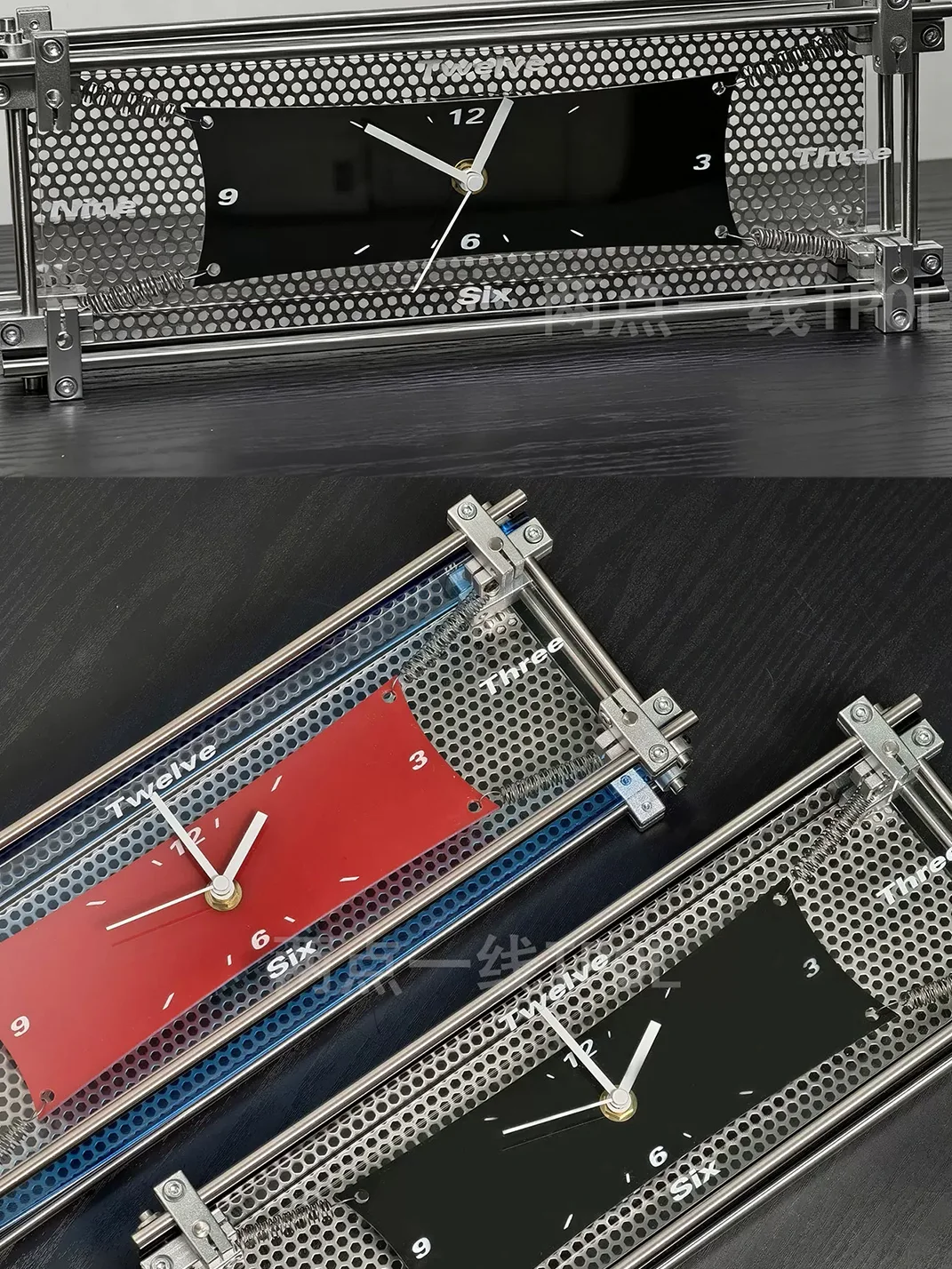 TPOL | Industrial DIY Metal Desktop Clock