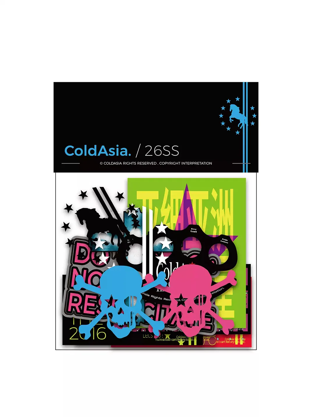 ColdAsia | Graphic Element Sticker Set