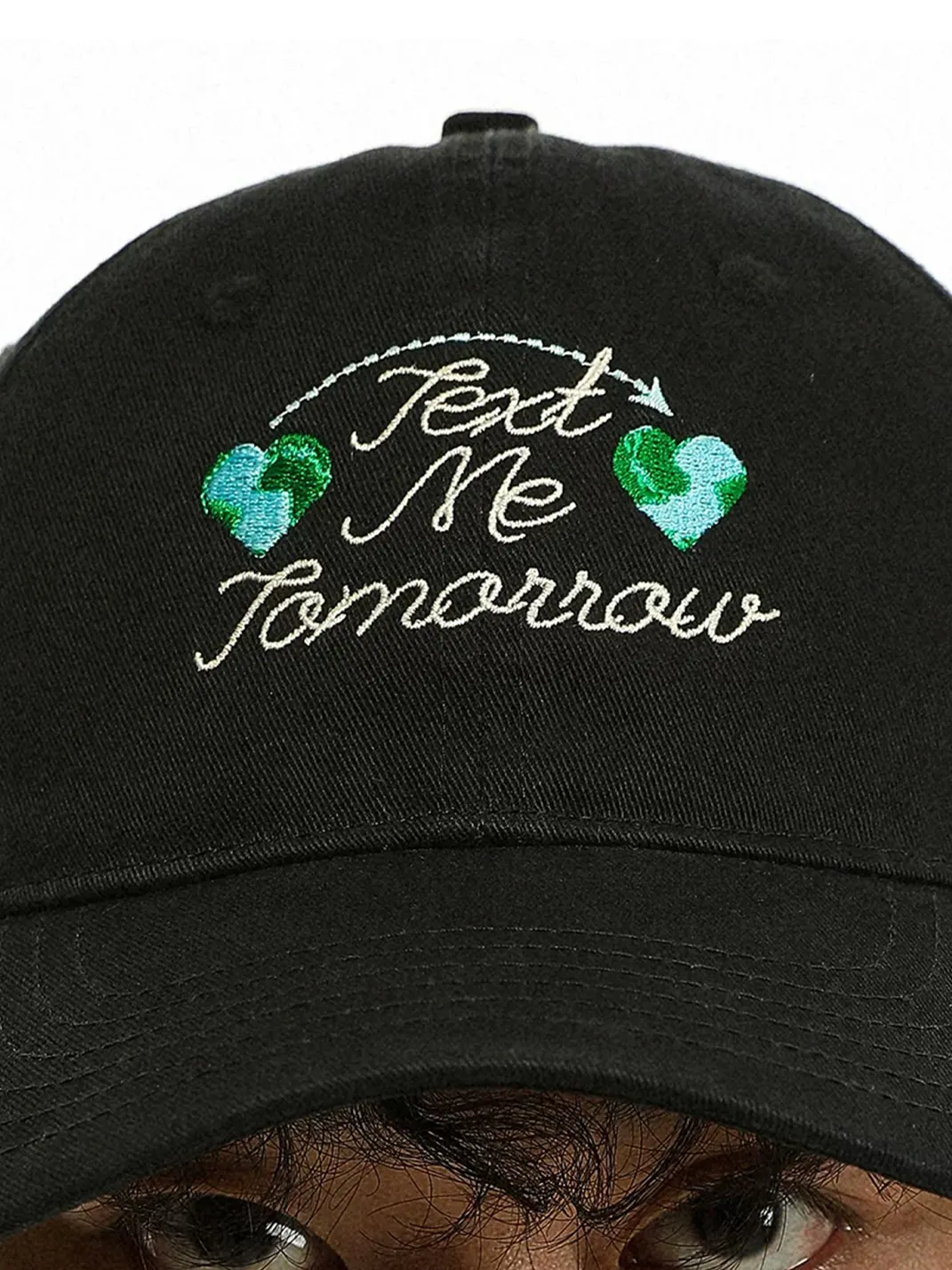 LUCKUP Archive | Embroidered Text Baseball Cap