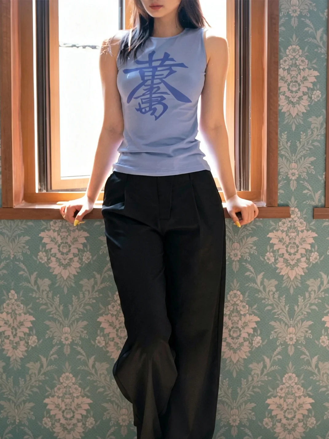 ClothesBox | Rachel Graphic Stretch Tank Top