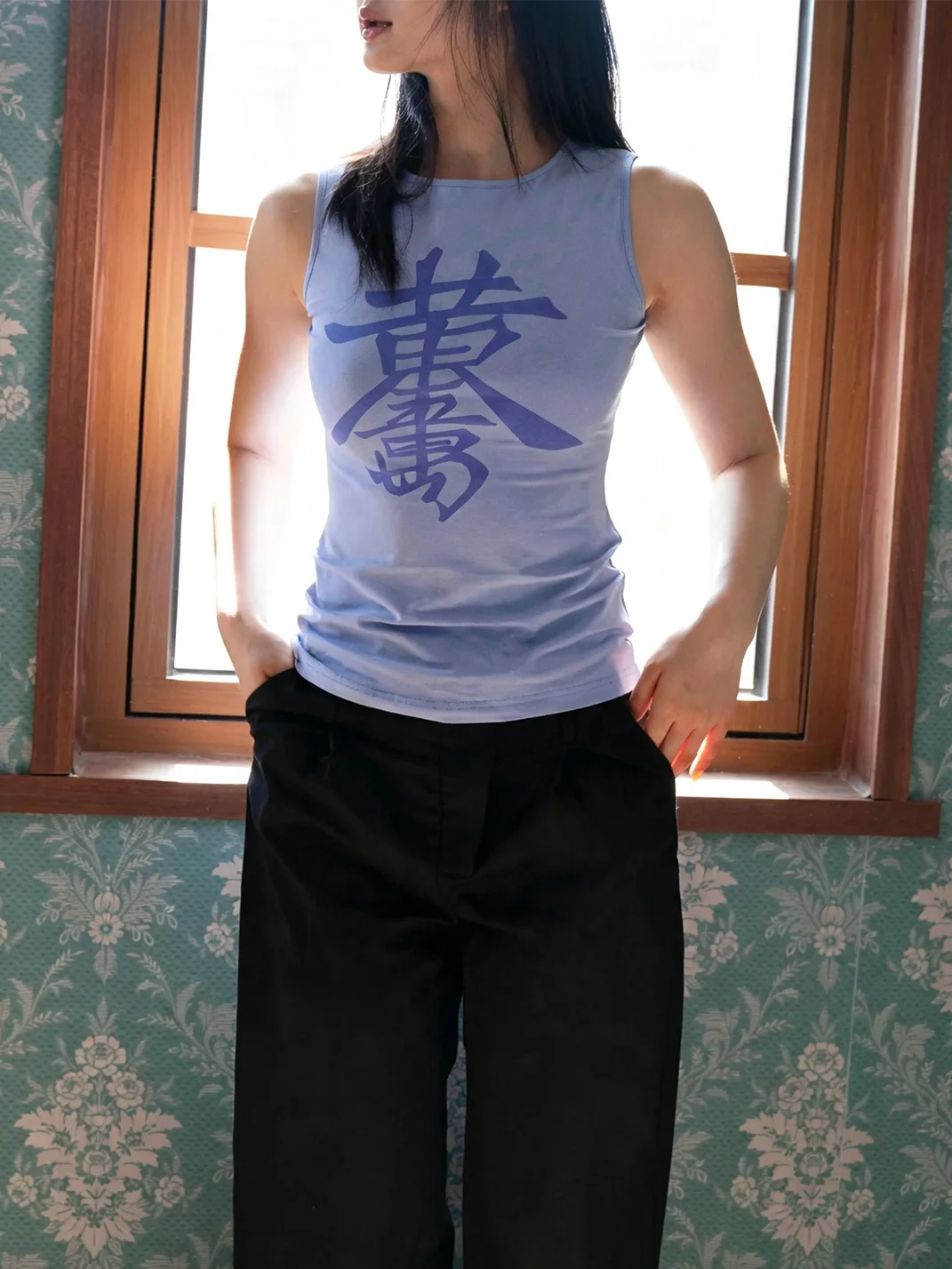 ClothesBox | Rachel Graphic Stretch Tank Top
