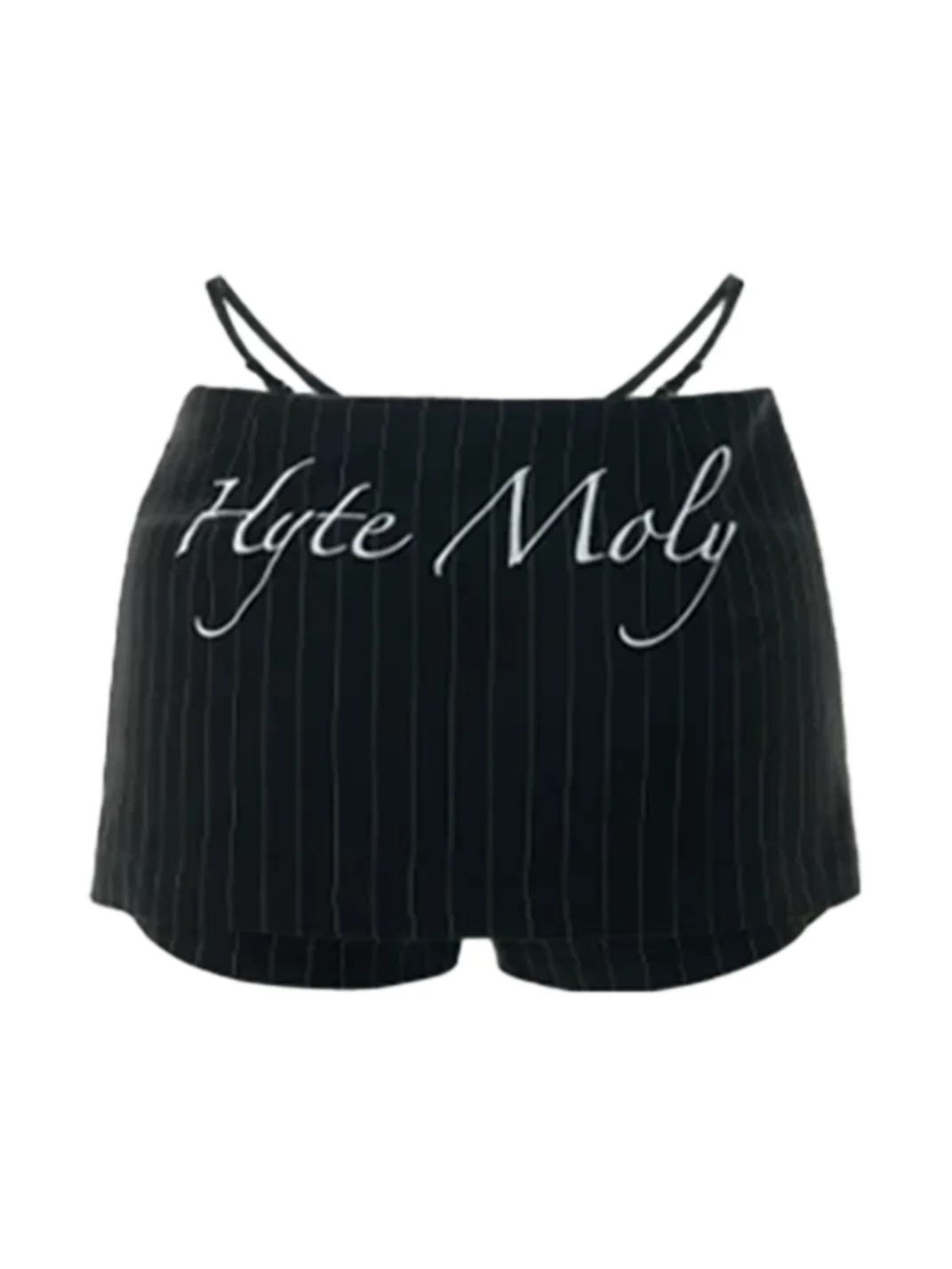 HYTE MOLY | Striped Low-Rise Skort Skirt