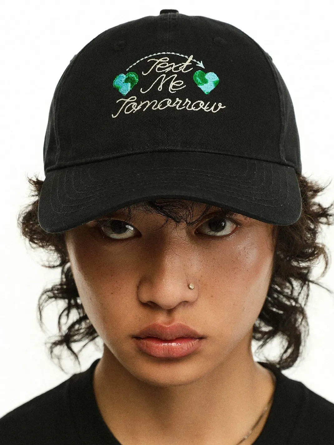LUCKUP Archive | Embroidered Text Baseball Cap