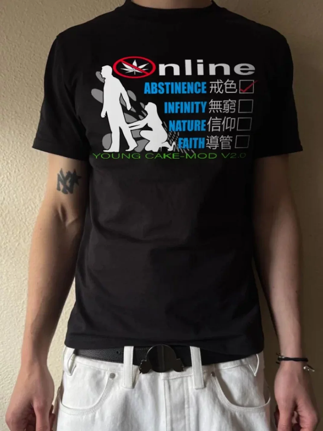 YoungCakeMod | Abstinence Graphic T-Shirt