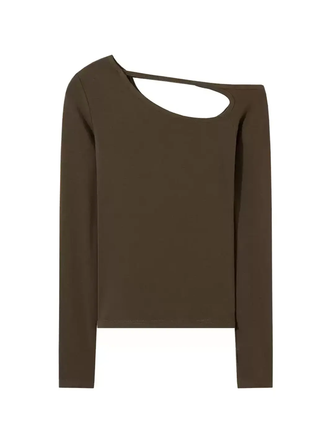 Anna aneae | Asymmetric Cutout Long Sleeve Top