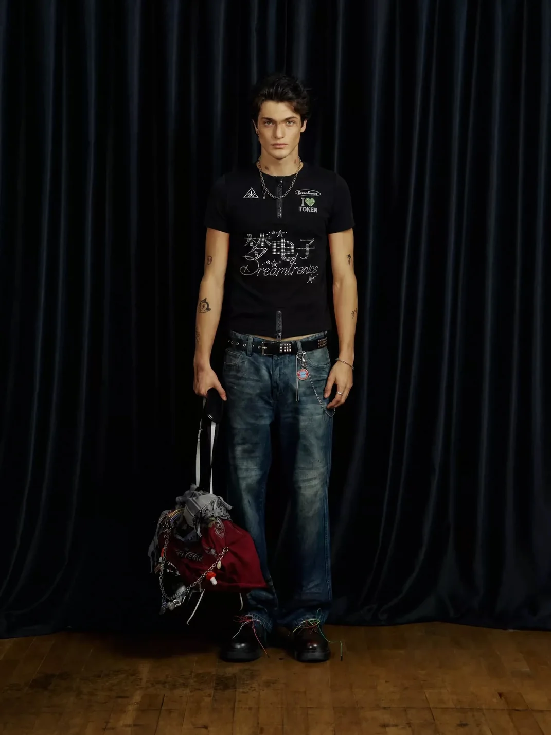 APRIORITY | Rhinestone Brushed Quick-Dry Cycling T-Shirt