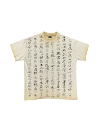MELANIN | Distressed Washed Graffiti Crew Neck T-Shirt