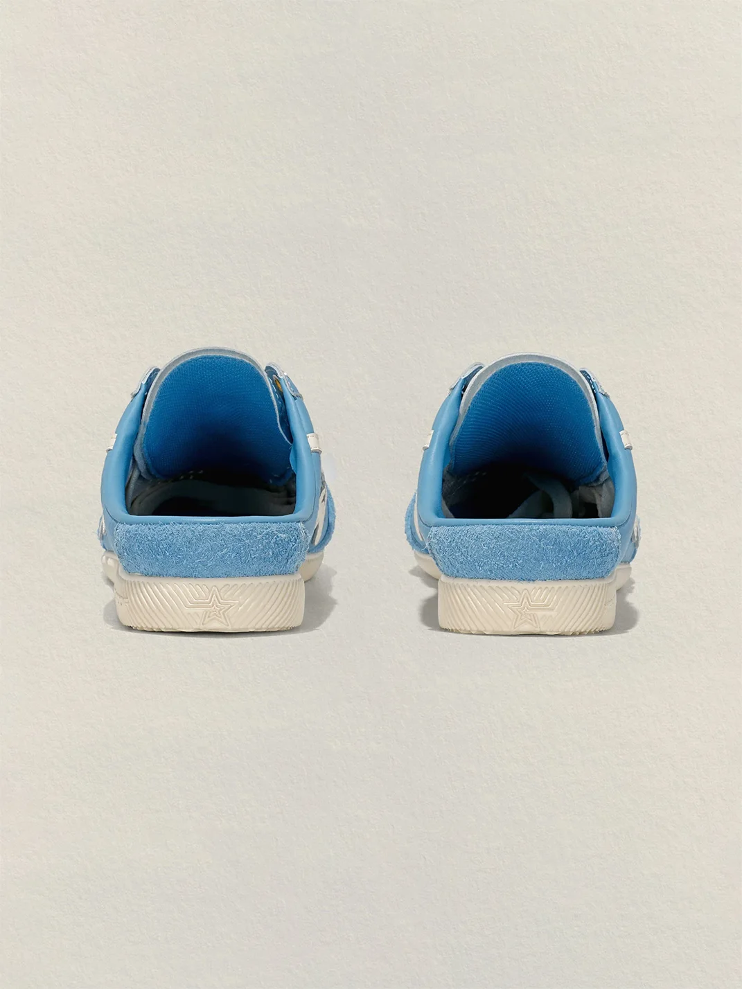 RIPSTAR | Sky Blue Retro Sport Mules