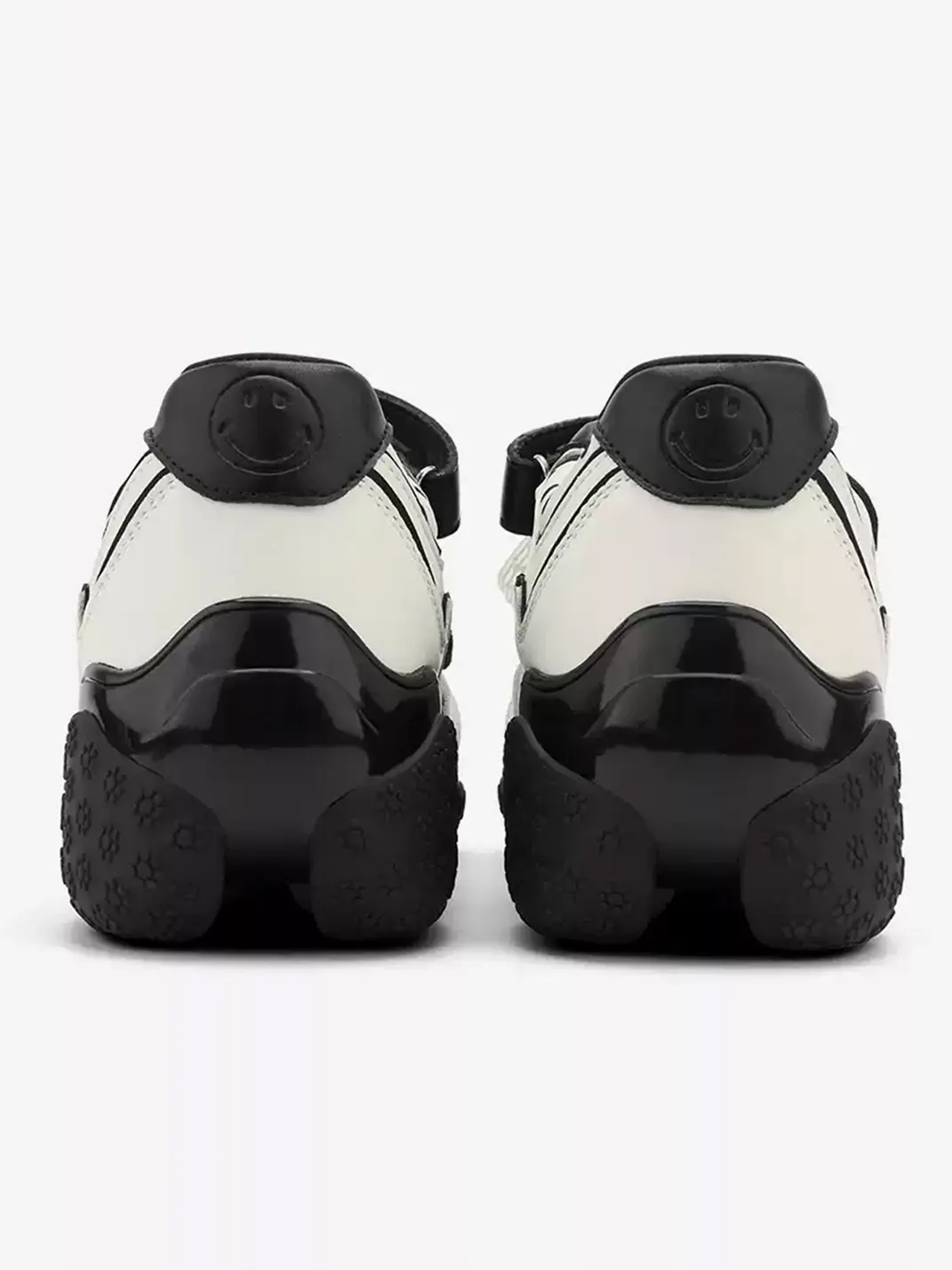 SMILEY | Polka Dot Mary Jane Velcro Sneakers
