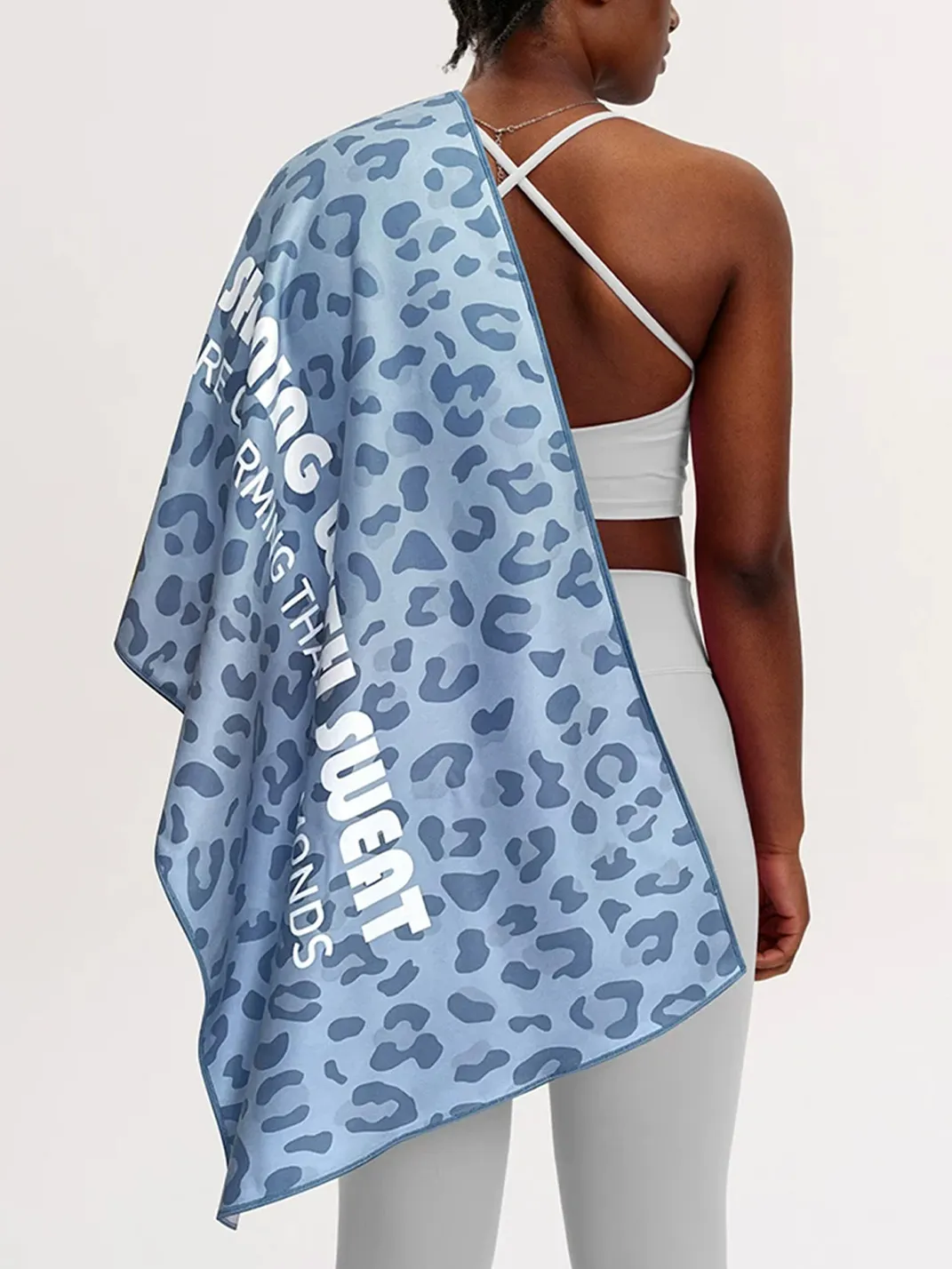 DEEPIMPACT | Portable Leopard Print Sports Towel