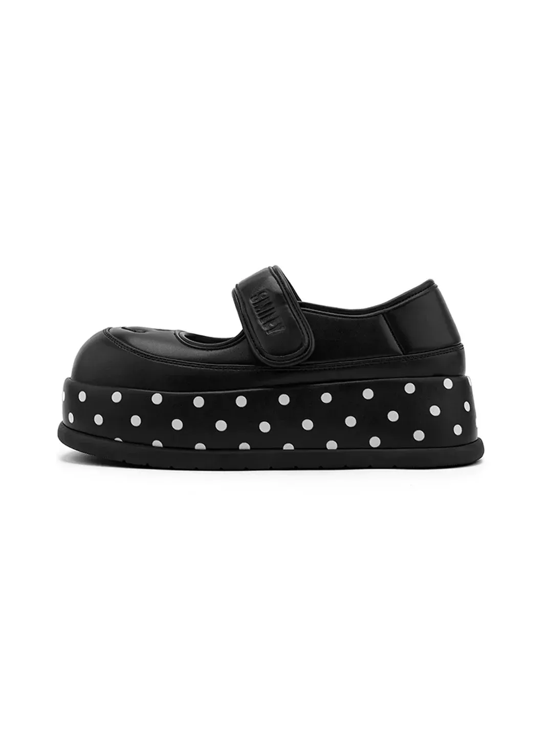 SMILEY | Polka Dot Platform Mary Jane Shoes