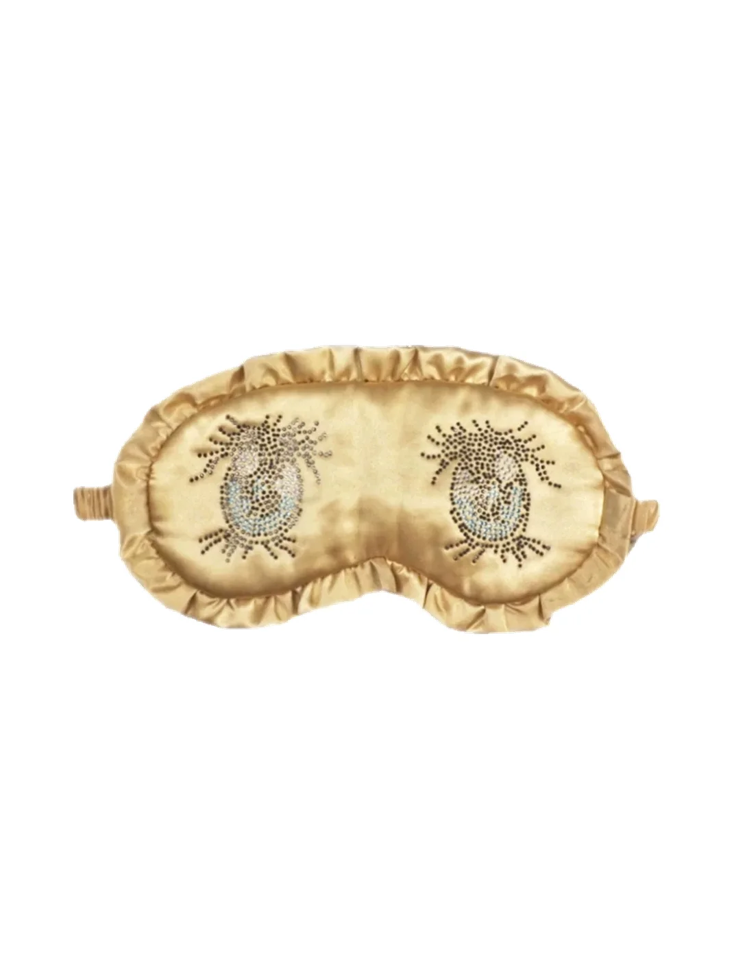 Nit alcove | Rhinestone Eye Ruffle Sleep Mask