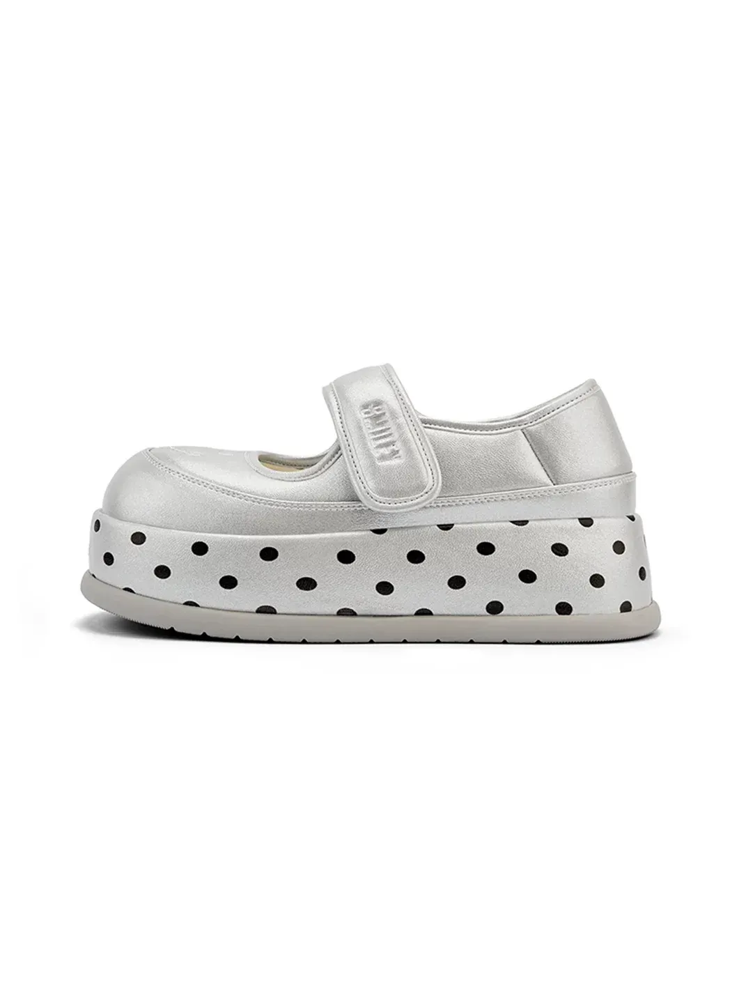 SMILEY | Polka Dot Platform Mary Jane Shoes
