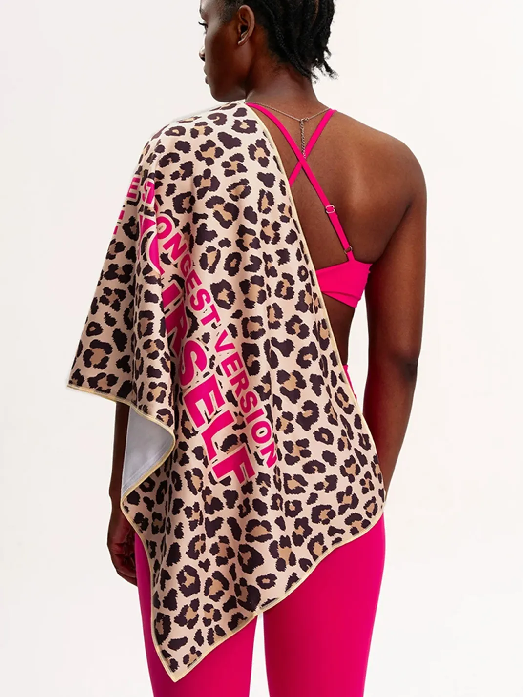 DEEPIMPACT | Portable Leopard Print Sports Towel