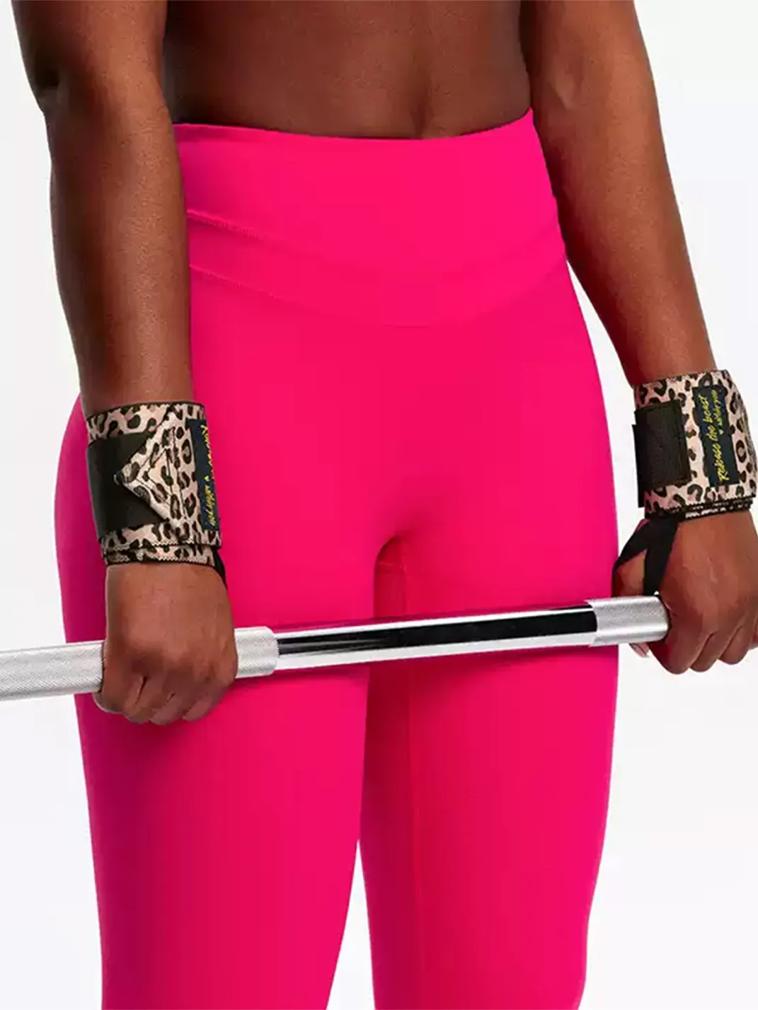 DEEPIMPACT | Leopard Print High-Support Weightlifting Wrist Wraps