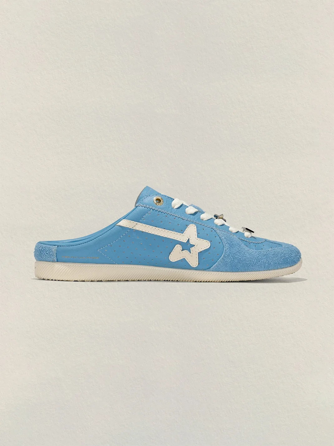 RIPSTAR | Sky Blue Retro Sport Mules