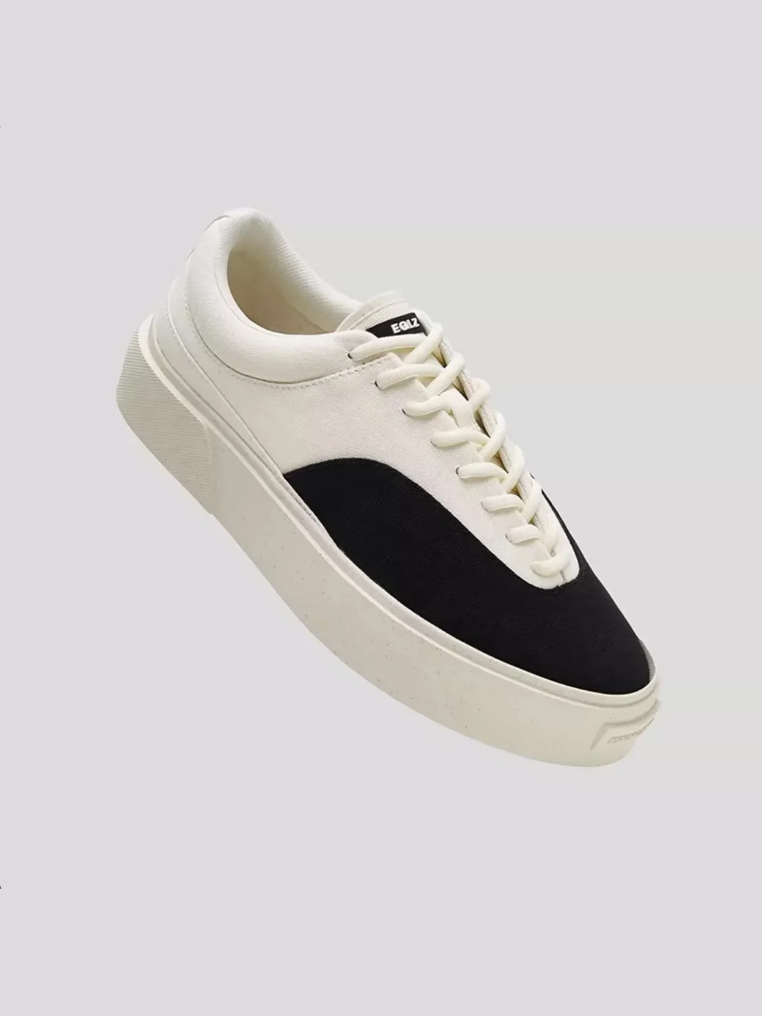 EQLZ | Colorblock Platform Canvas Skate Sneakers