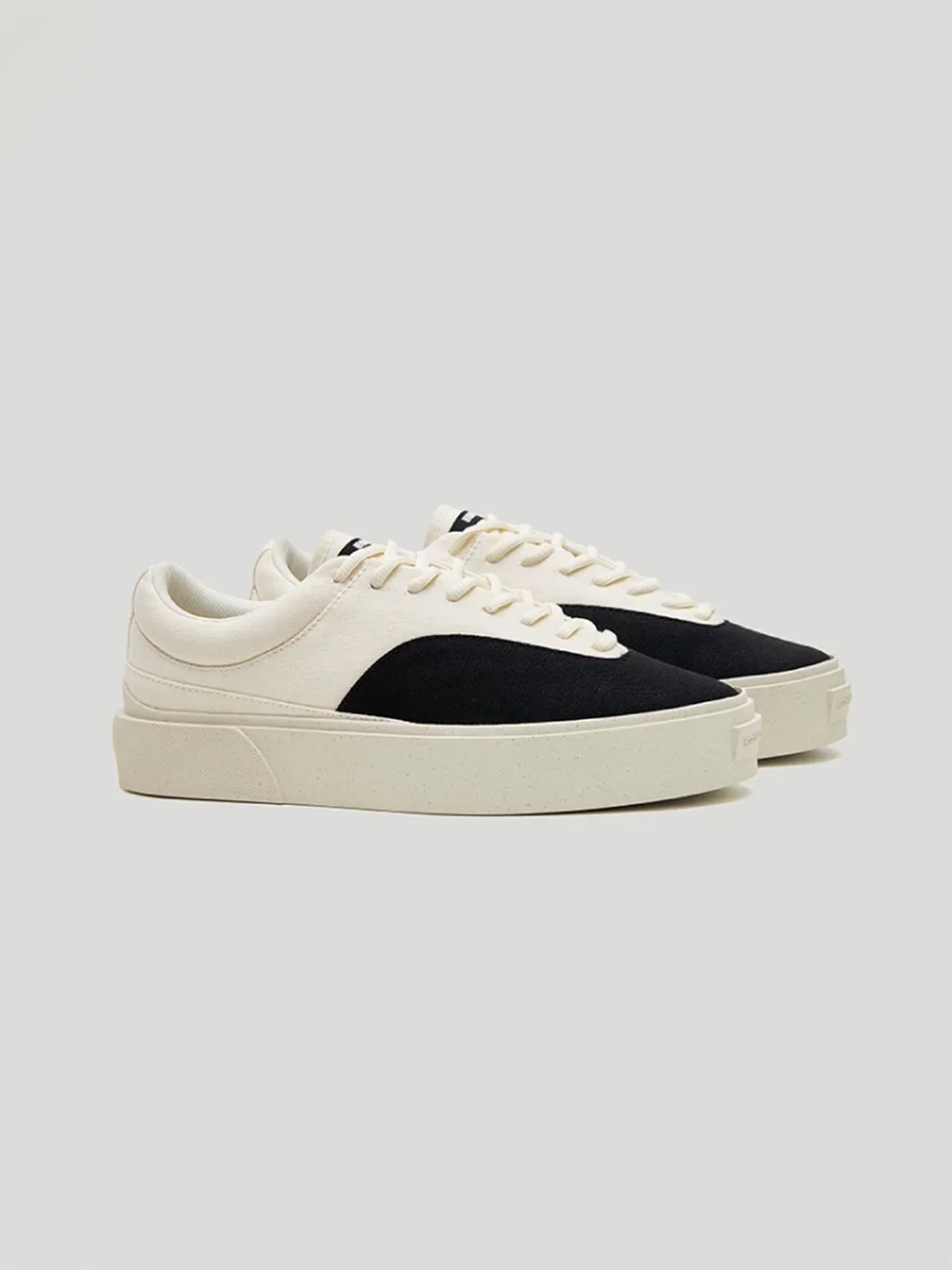 EQLZ | Colorblock Platform Canvas Skate Sneakers