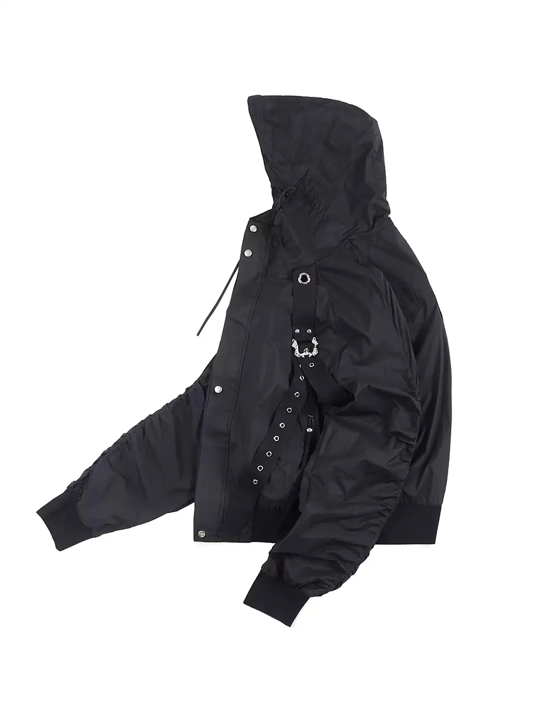 WHISTLEHUNTER | Retro Pleated Hooded Sun Protection Jacket