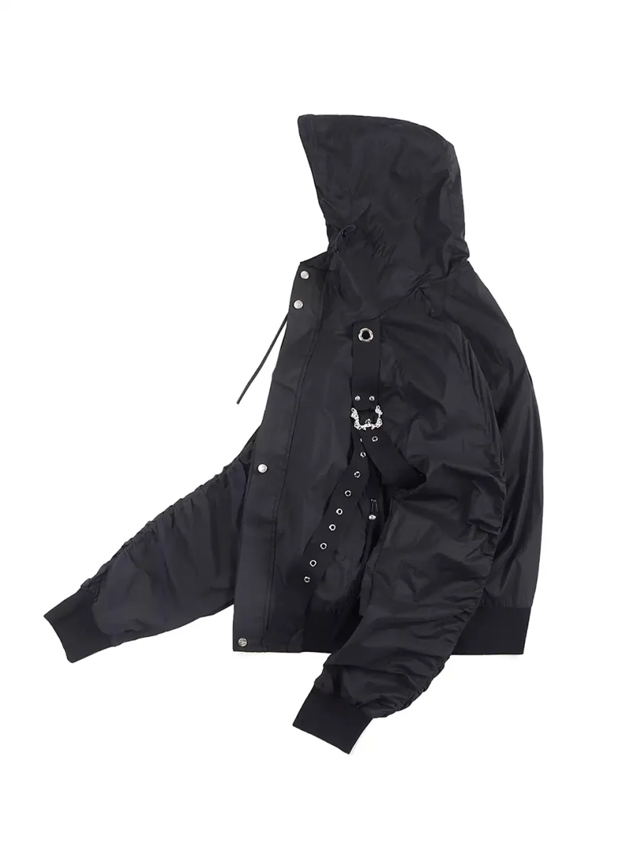 WHISTLEHUNTER | Retro Pleated Hooded Sun Protection Jacket - 2